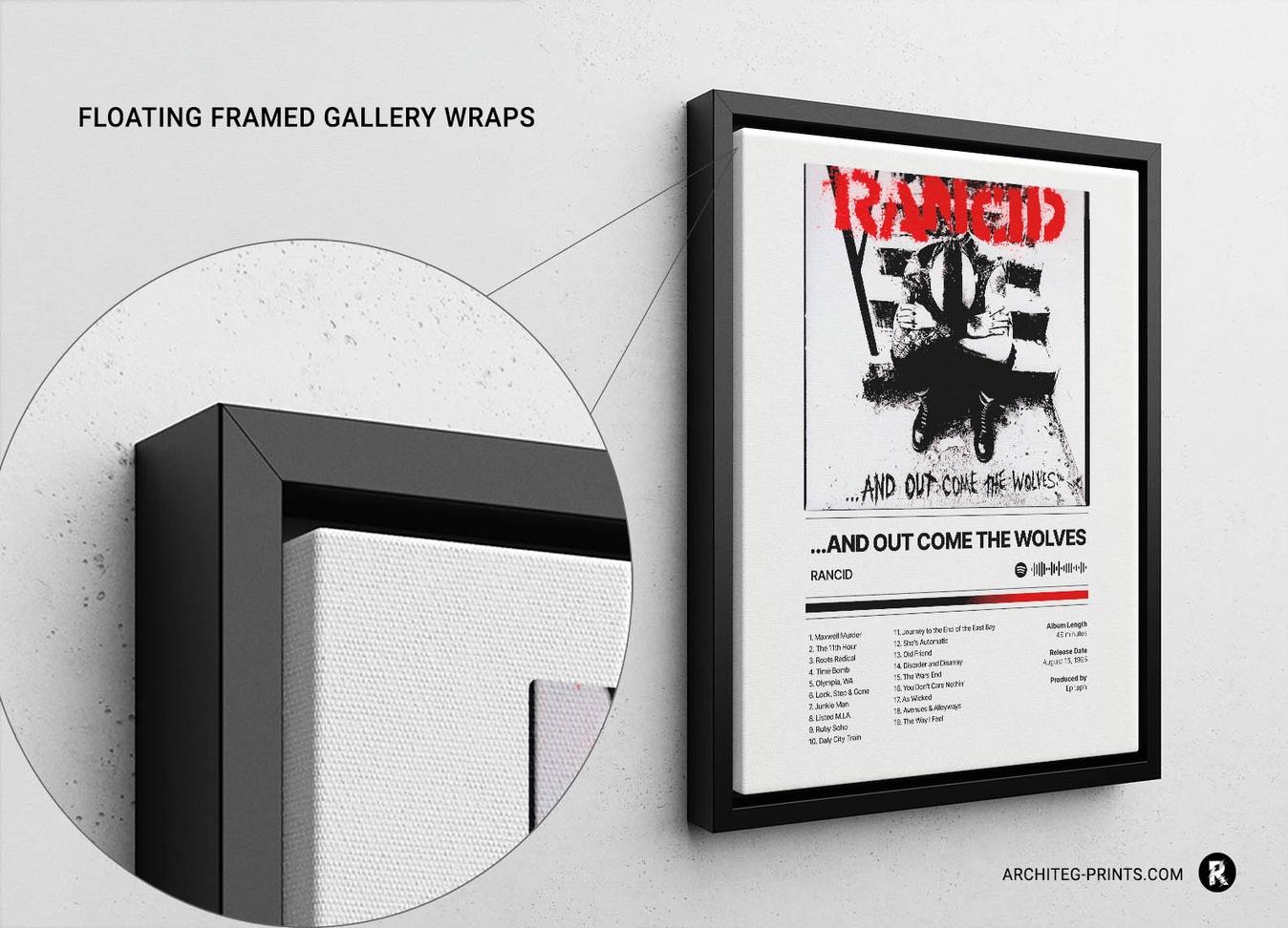 Rancid - And Out Come the Wolves Music Album Cover Poster